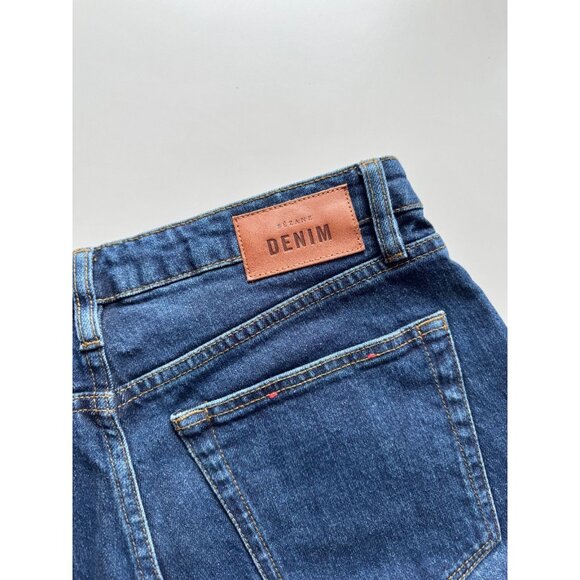 SEZANE Slim Parfait Dark Blue High Rise Skinny Ankle Jeans, Size 30 - Picture 9 of 14